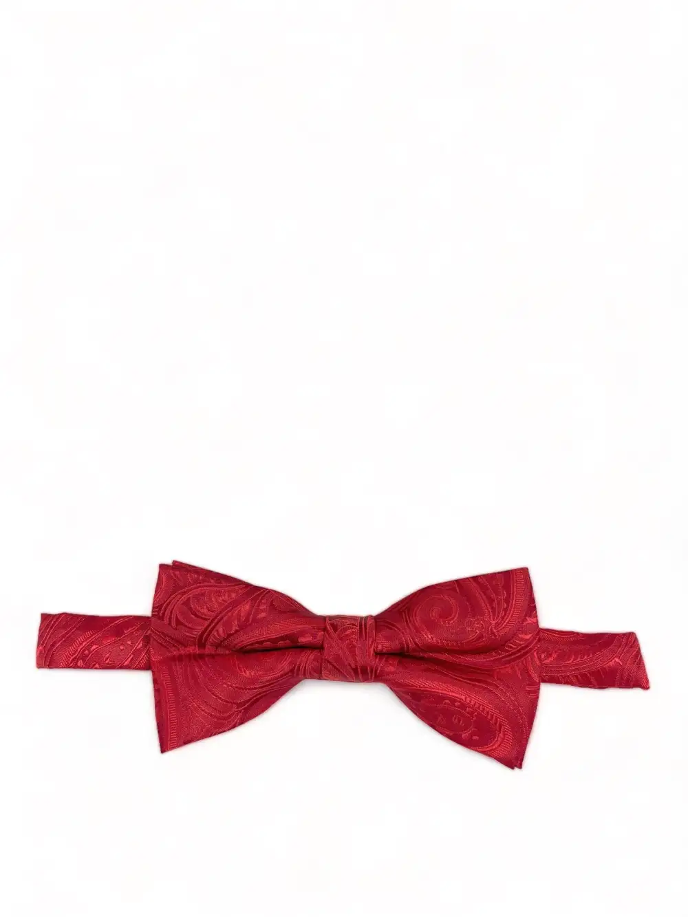Formal Paisley Polyester Pre-Tied Bow Tie