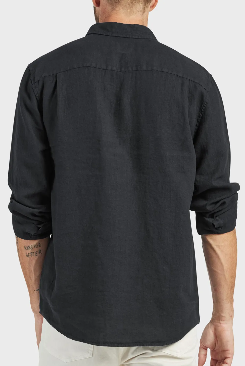 Lightweight Linen Button Down Long Sleeve Shirt