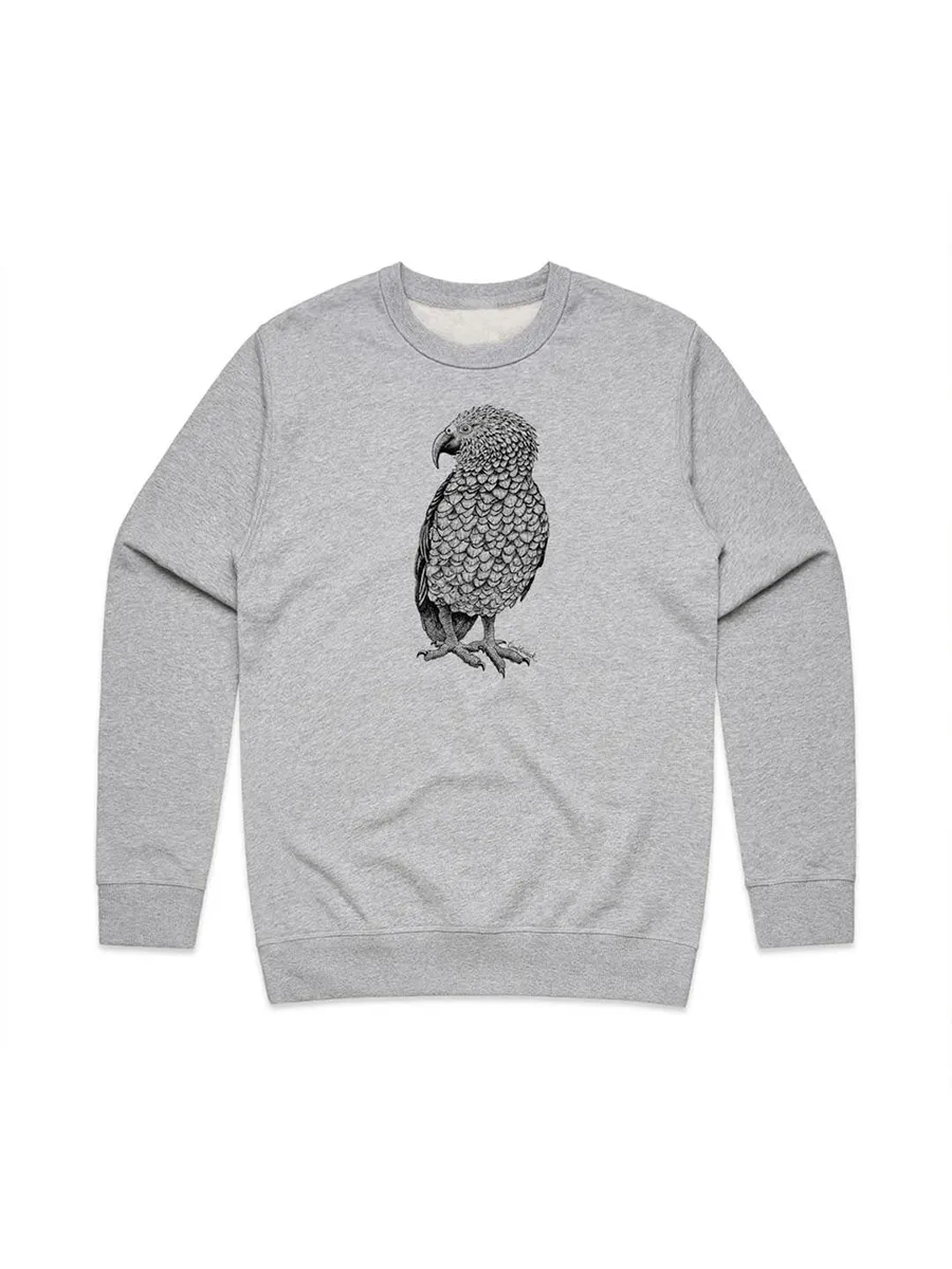 Simple and fashionable parrot animal pattern versatile casual sportswear shirt