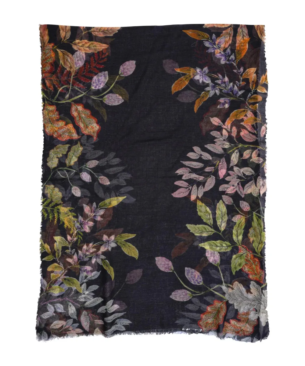 Casual Style Flower Trail Wrap