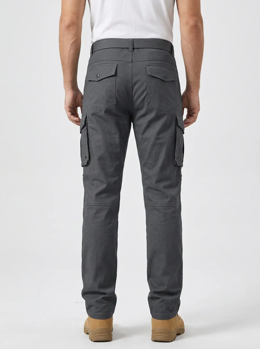 Outdoor-Ready Multi Pocket Field Style Men's Work Pants