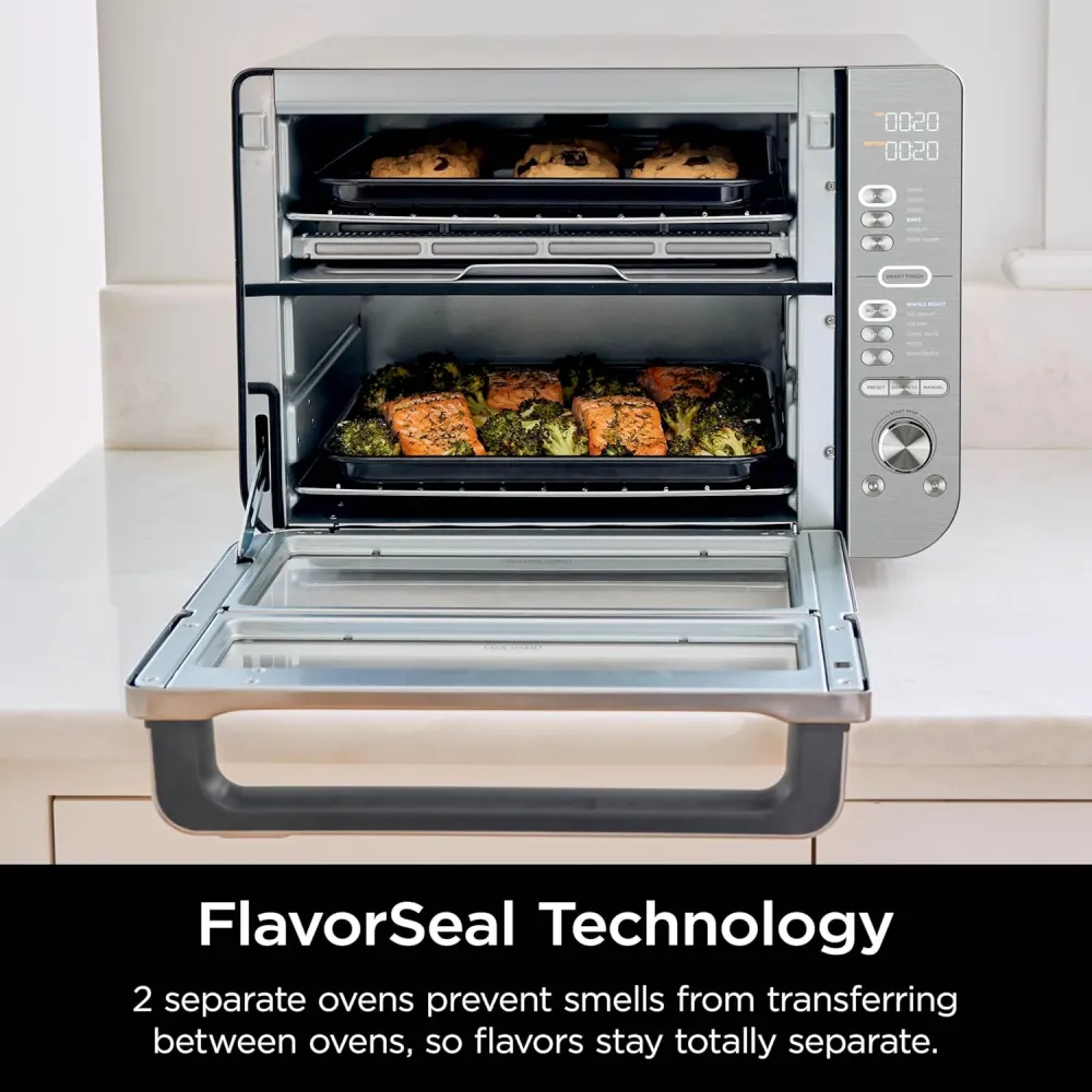 Ninja DCT451 12-in-1 Smart Double Oven with FlexDoor