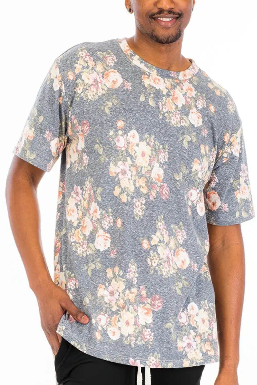 Heathered Floral T-Shirt