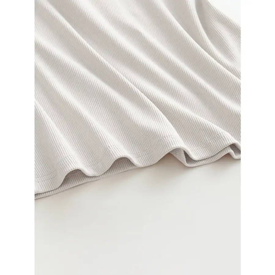 Grecian Neck Tank With Chest Pads