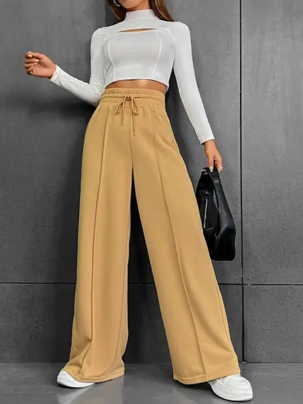 Straight Leg Loose Sweatpants Wide Outdoor
