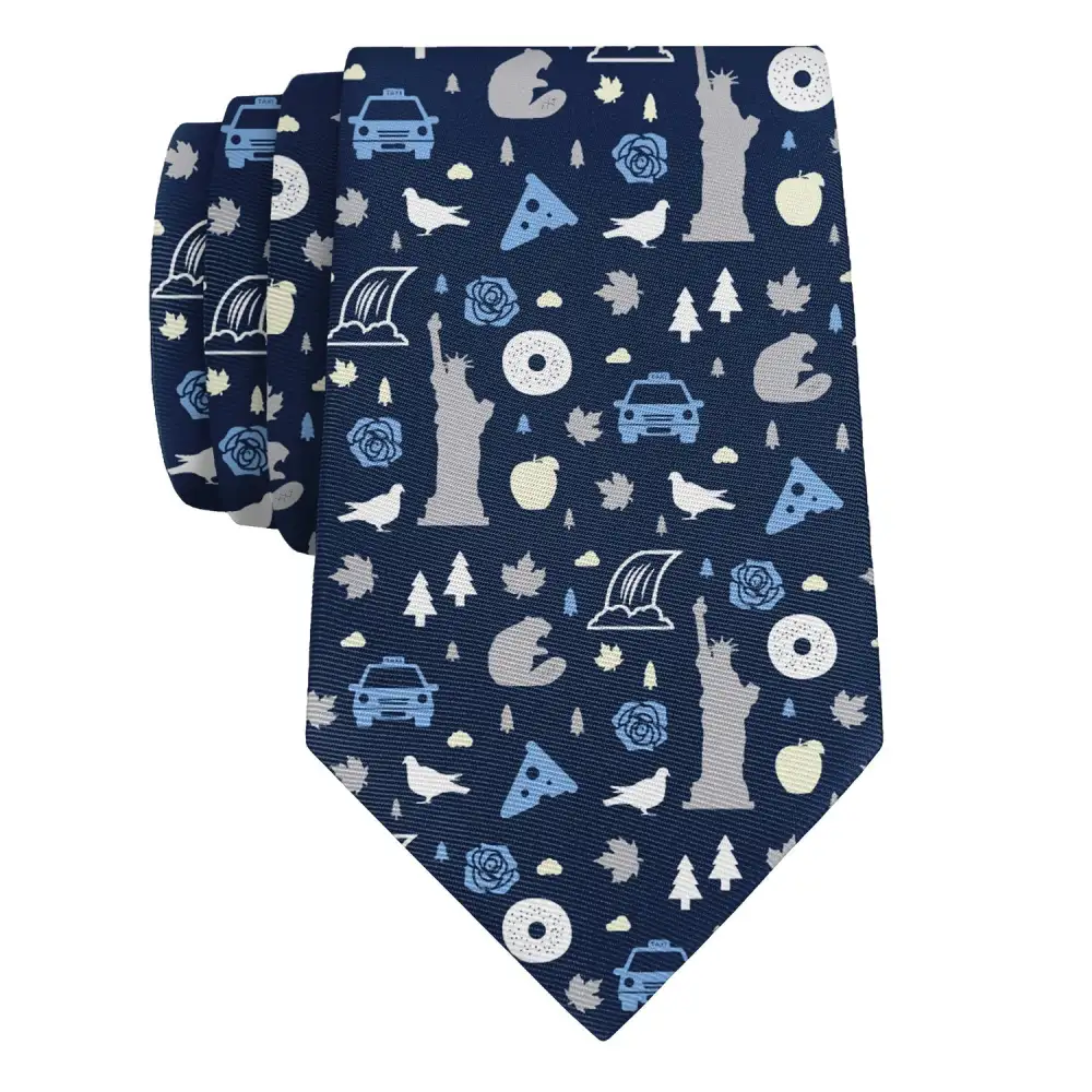 Modern Heritage Emblem Theme Necktie