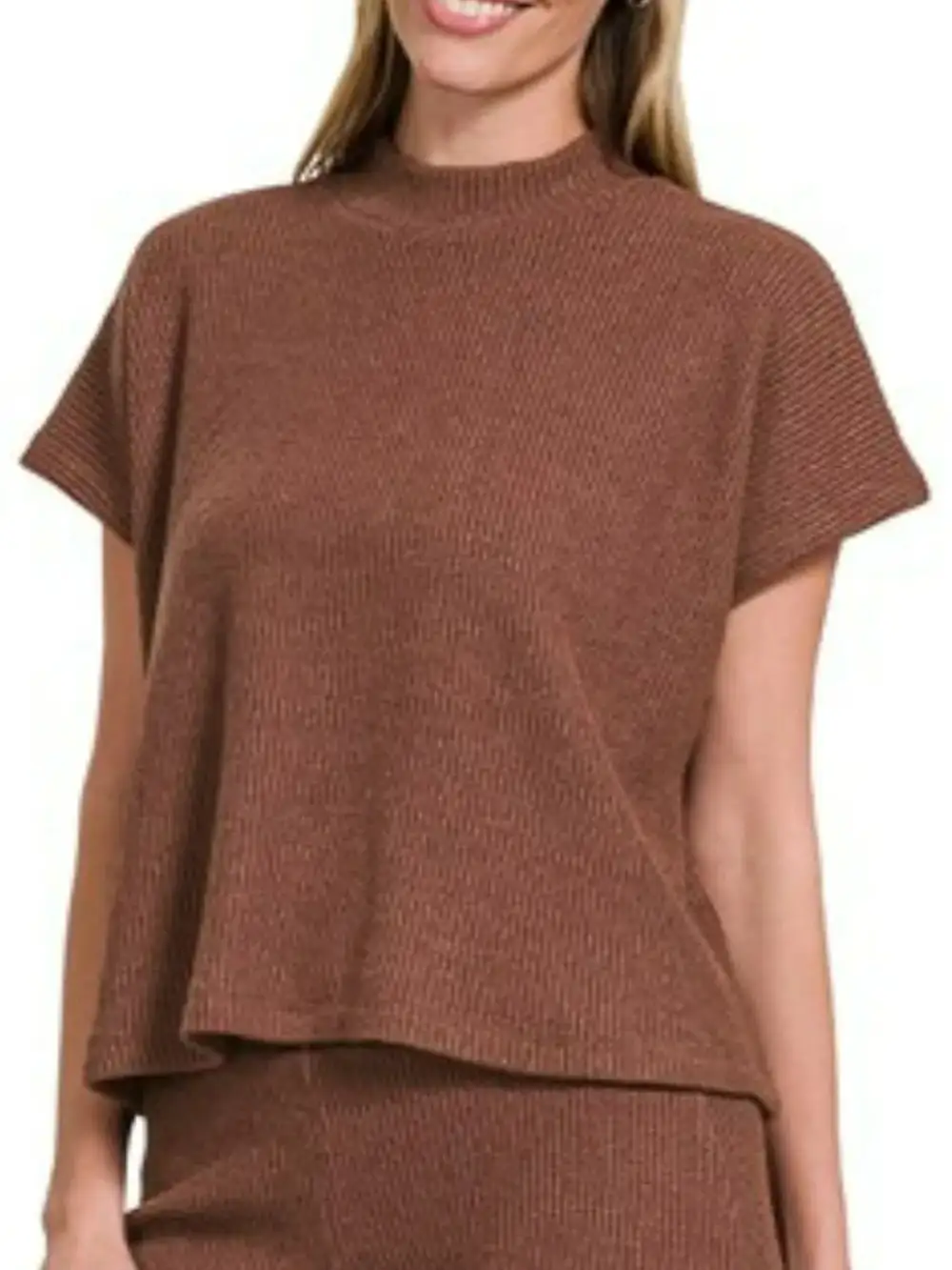 Sweater Boxy Top And Long Pants Set