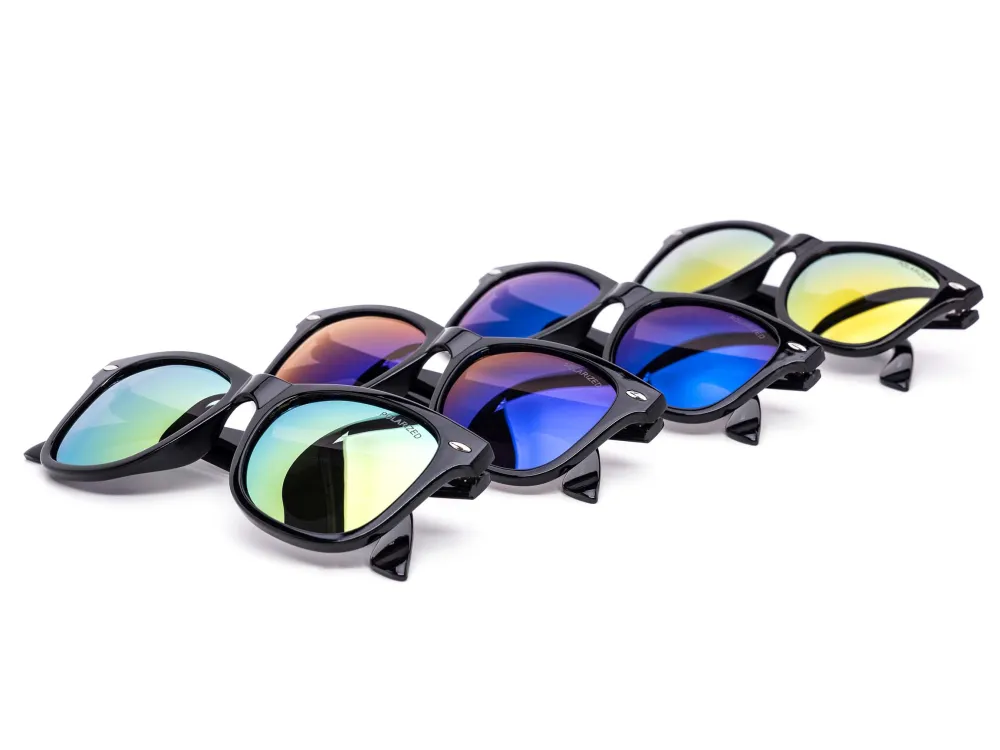 12-Pack Classy Wayfarer-Style Polarized Sunglasses