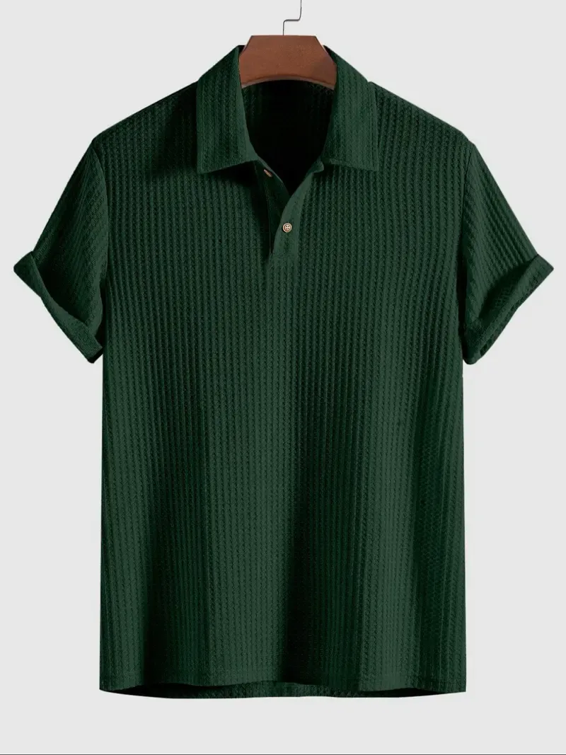 Men's Knitted Polo Shirt