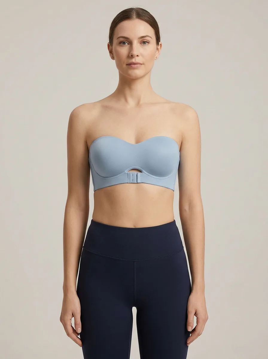 Women's Cutout Front-Closure Strapless Bra