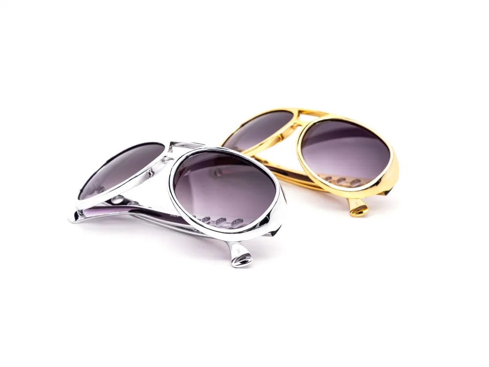 12-Pack Vintage Aviator Gradient Sunglasses