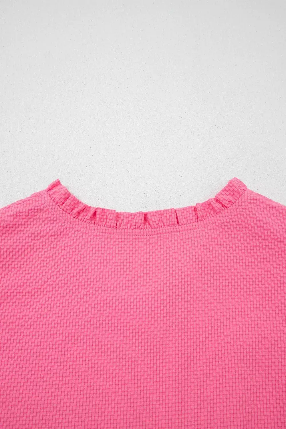 V-Neck Puff Sleeve Blouse