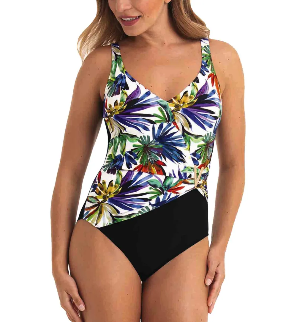 Floral-Print One-Piece Swimsuit