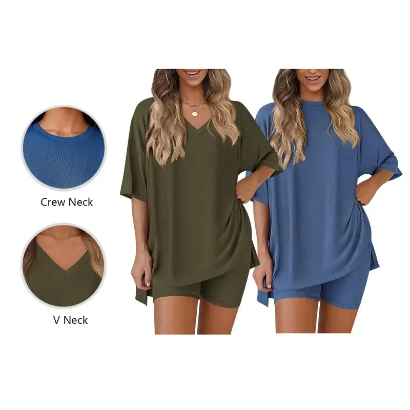 Women's Casual Loose Two-Piece Set🔥8-Pack - All Colors Included