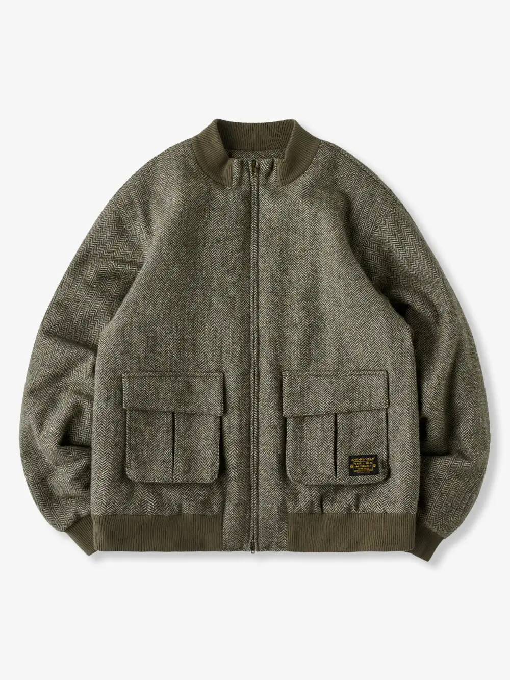 Men's Padded Wool Blend Casual Jacket
