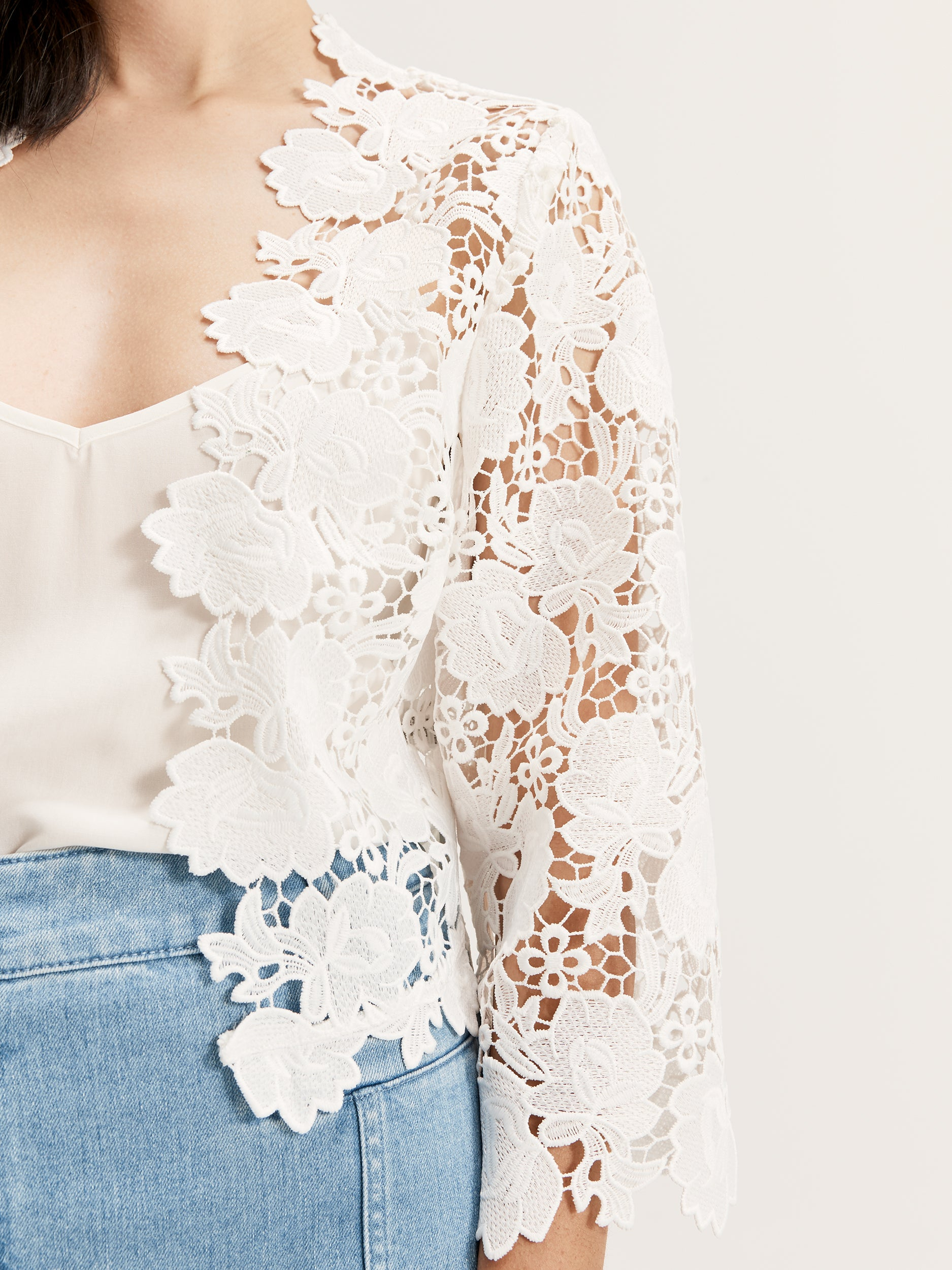 Trina Open Neckline Jacket