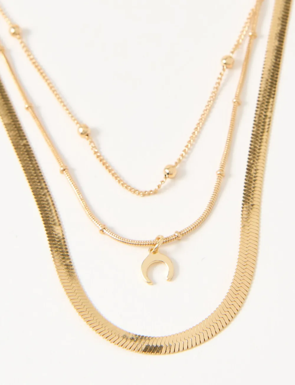 Delicate Geometric Abstract Art Three Initial Earrings