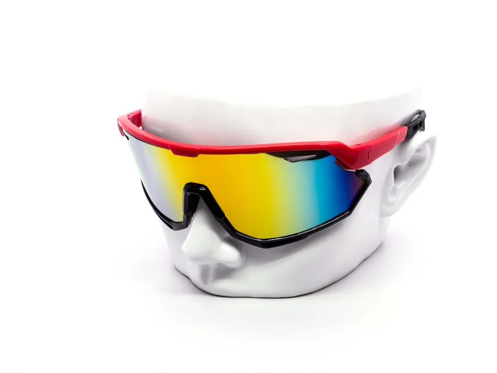 12-Pack Oversized Sport Shield Dark Lens Sunglasses