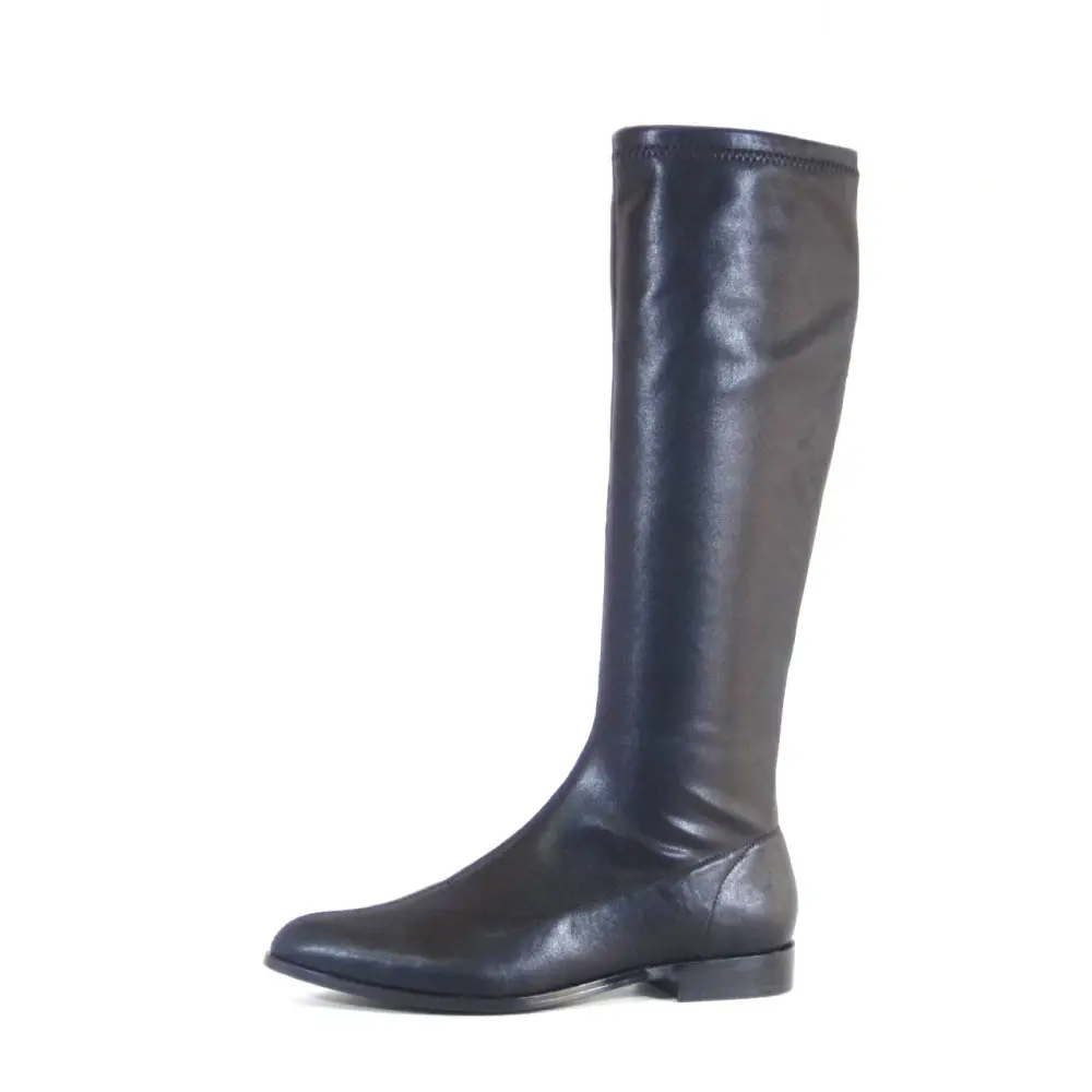 Pointed Toe Stretch Knee High Boots