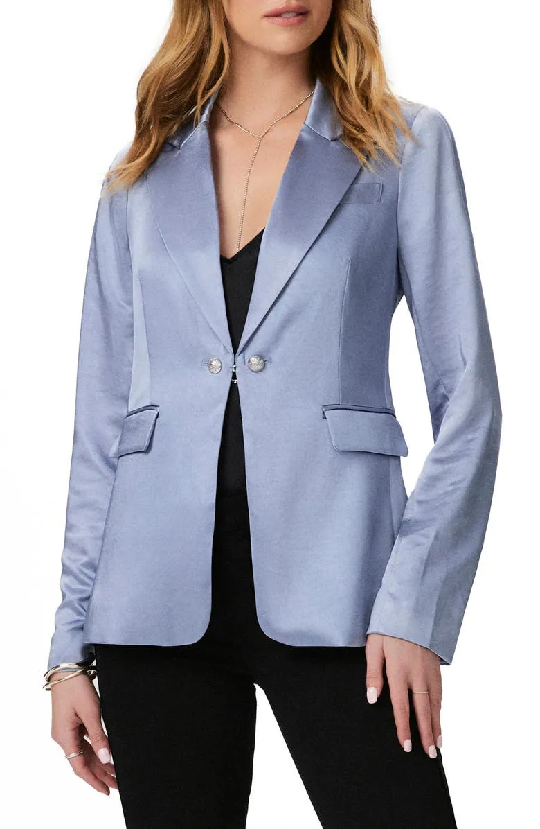 Slim Fit Satin Blazer