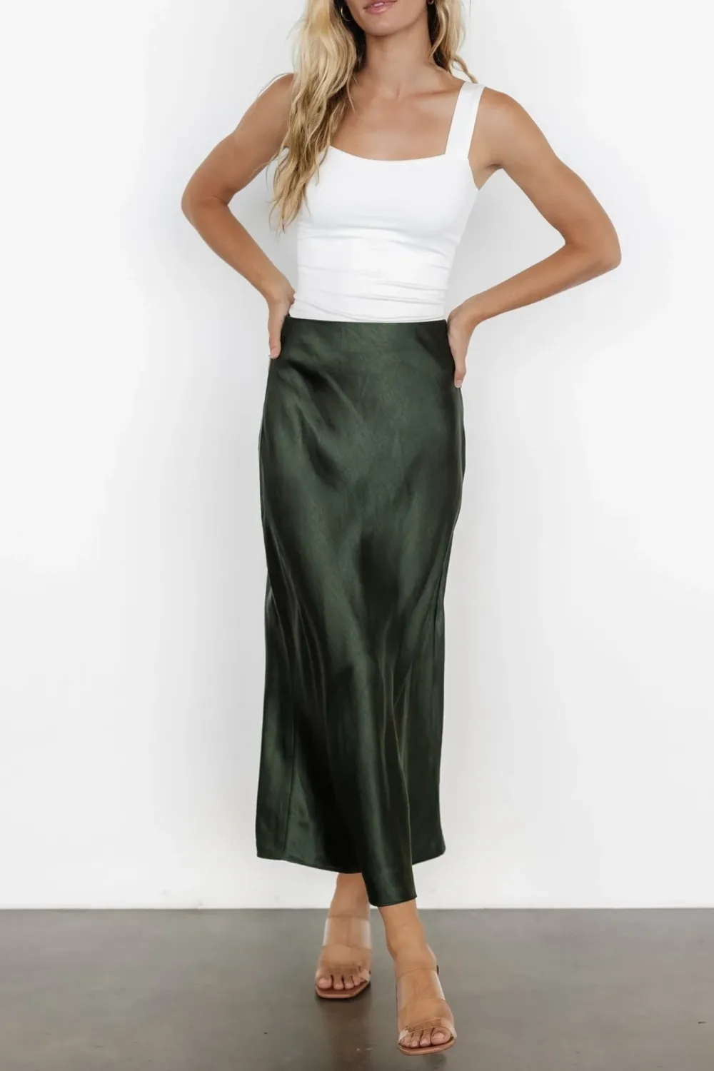 Basic Versatile Solid Color Comfortable Skirt