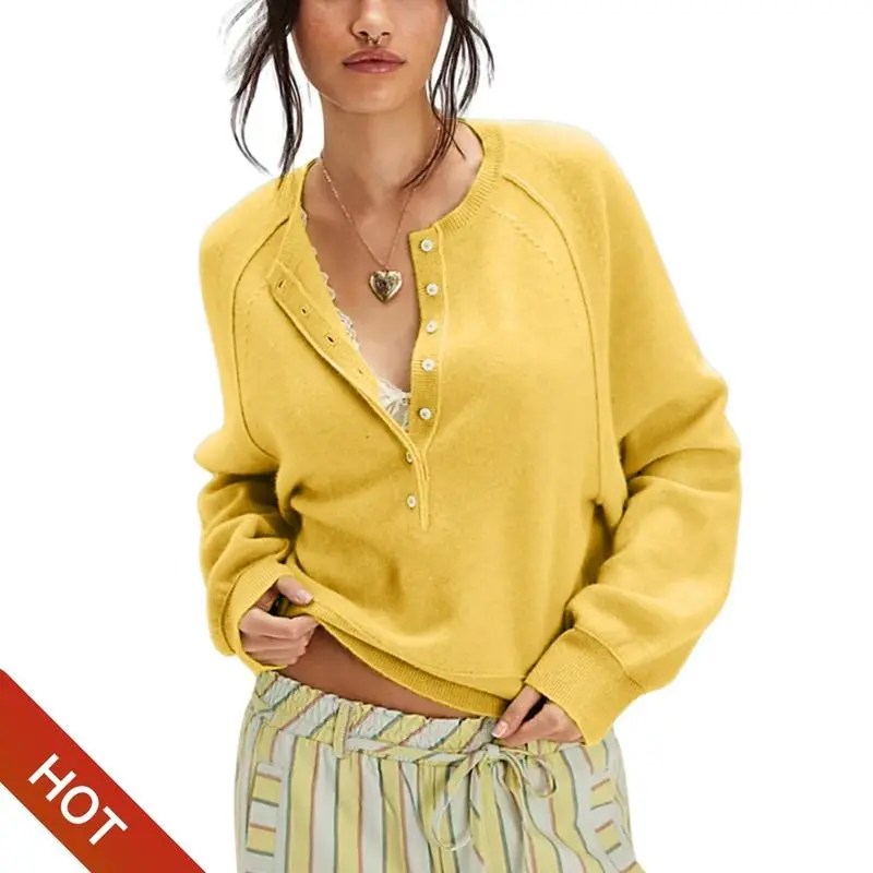 🔥 Limited-Time Sale — 40% OFF! 🔥 Women’s Long Sleeve Knitted Sweater Top — Effortless Elegance. Everyday Comfort.