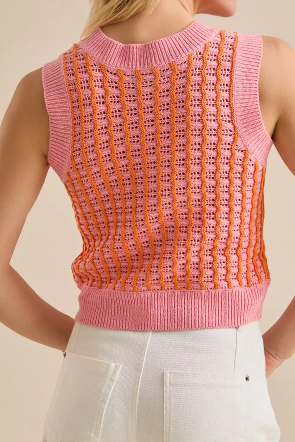 Sleeveless Sweater Vest