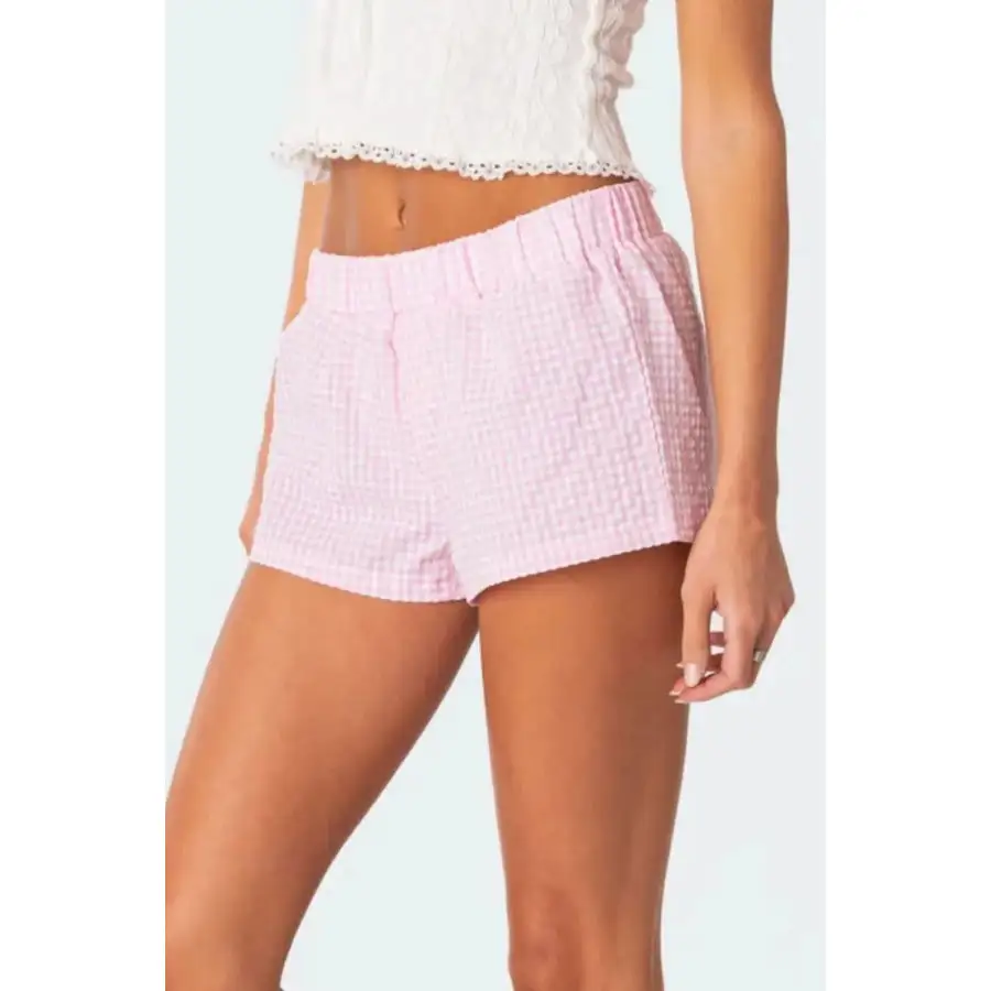 Relaxed Elastic Waist Shorts