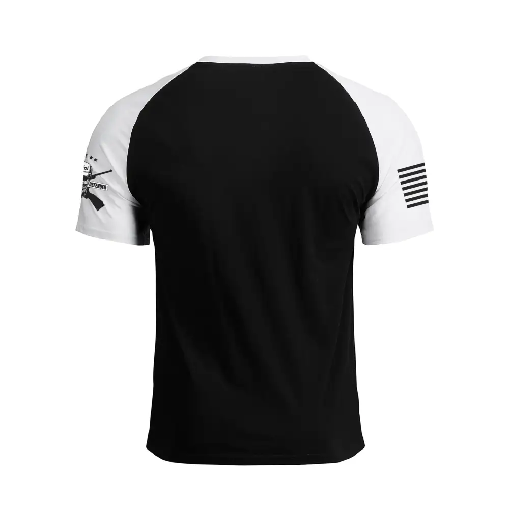 THEY REAL HEROES RAGLAN GRAPHIC TEE