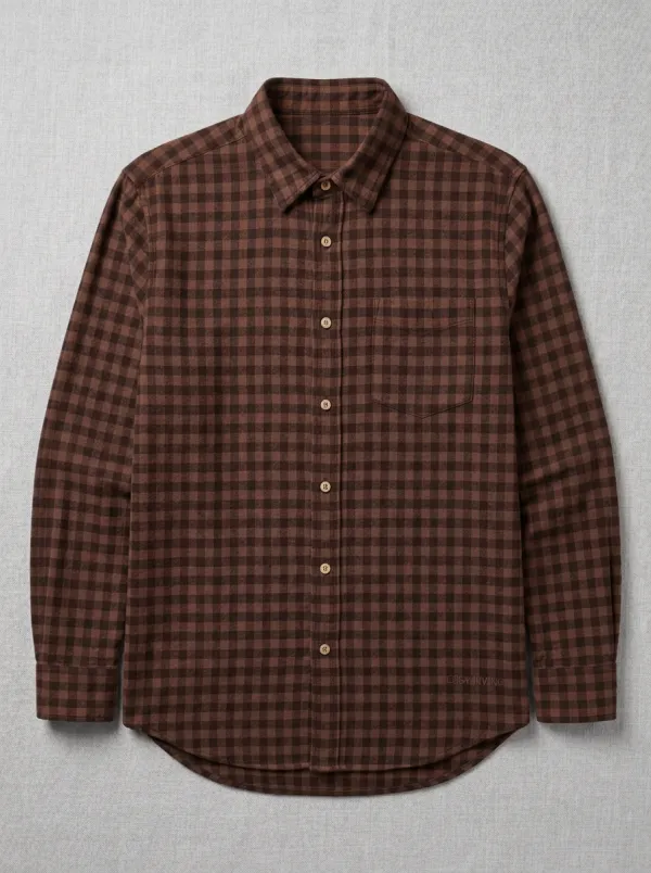 Clean-Line Long-Sleeve Men's Long-Sleeve Shirt