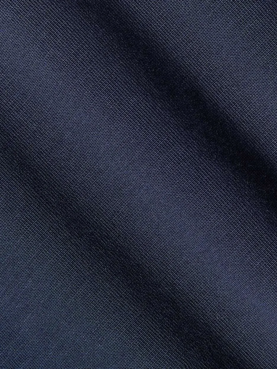 Navy Blue Short Sleeve Crew-Neck T-Shirt