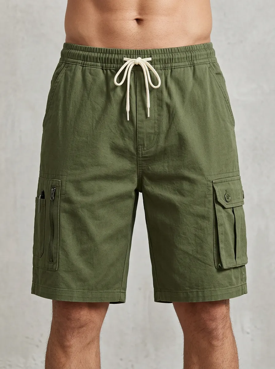 Men's Outdoor Multi Pocket Cargo Shorts for Weekend Outfits