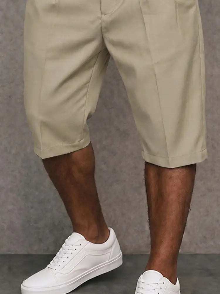 Men's Smart Casual Pinstripe Shorts