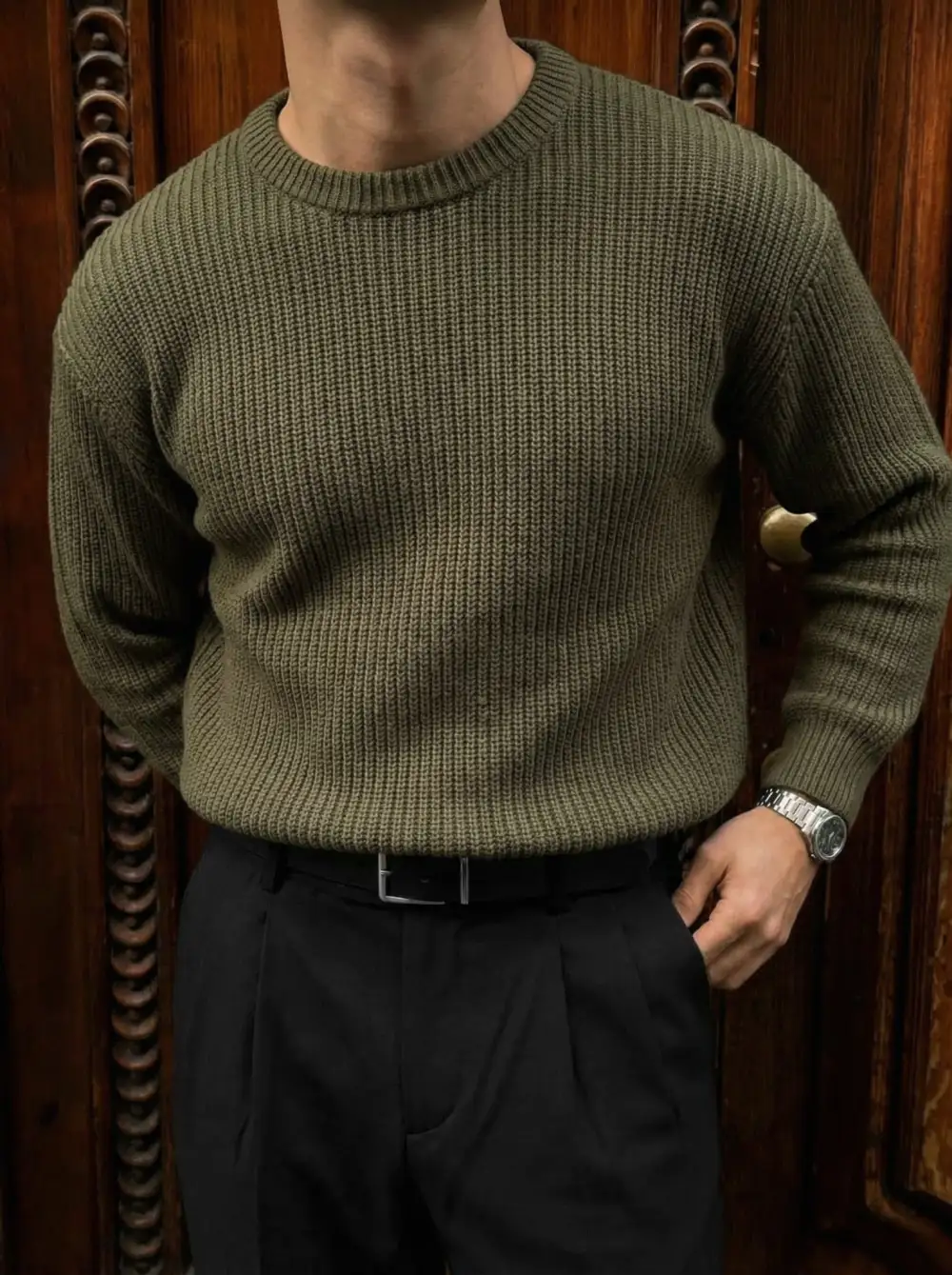 Modern Relaxed Knit Sweater
