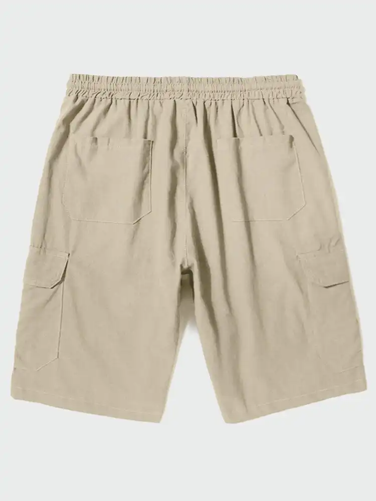 Linen with Pockets Shorts