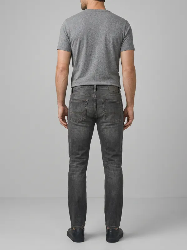 Men's Classic Washed Stretch Classic Fit Jeans