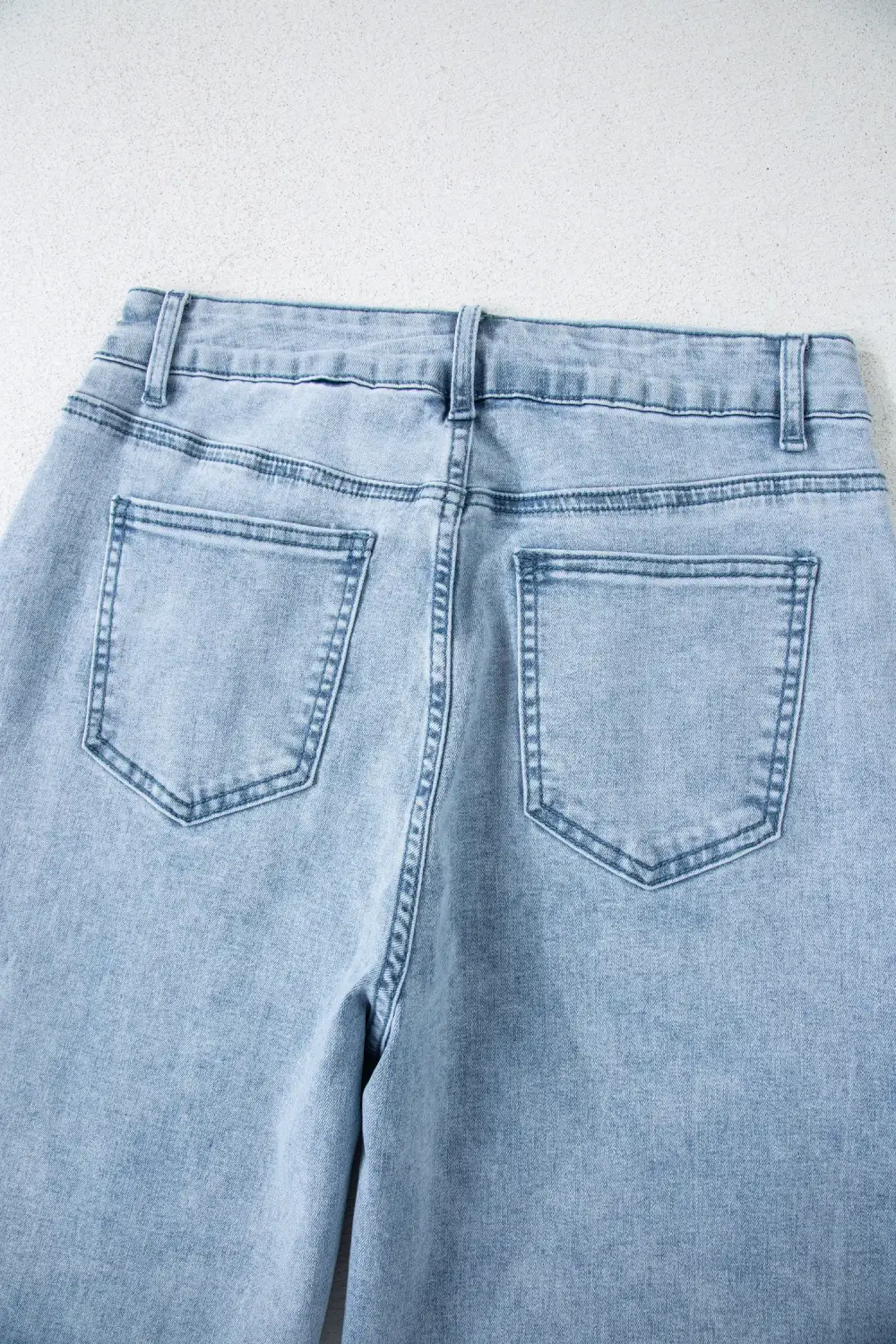 Versatile Straight Leg Denim Jeans