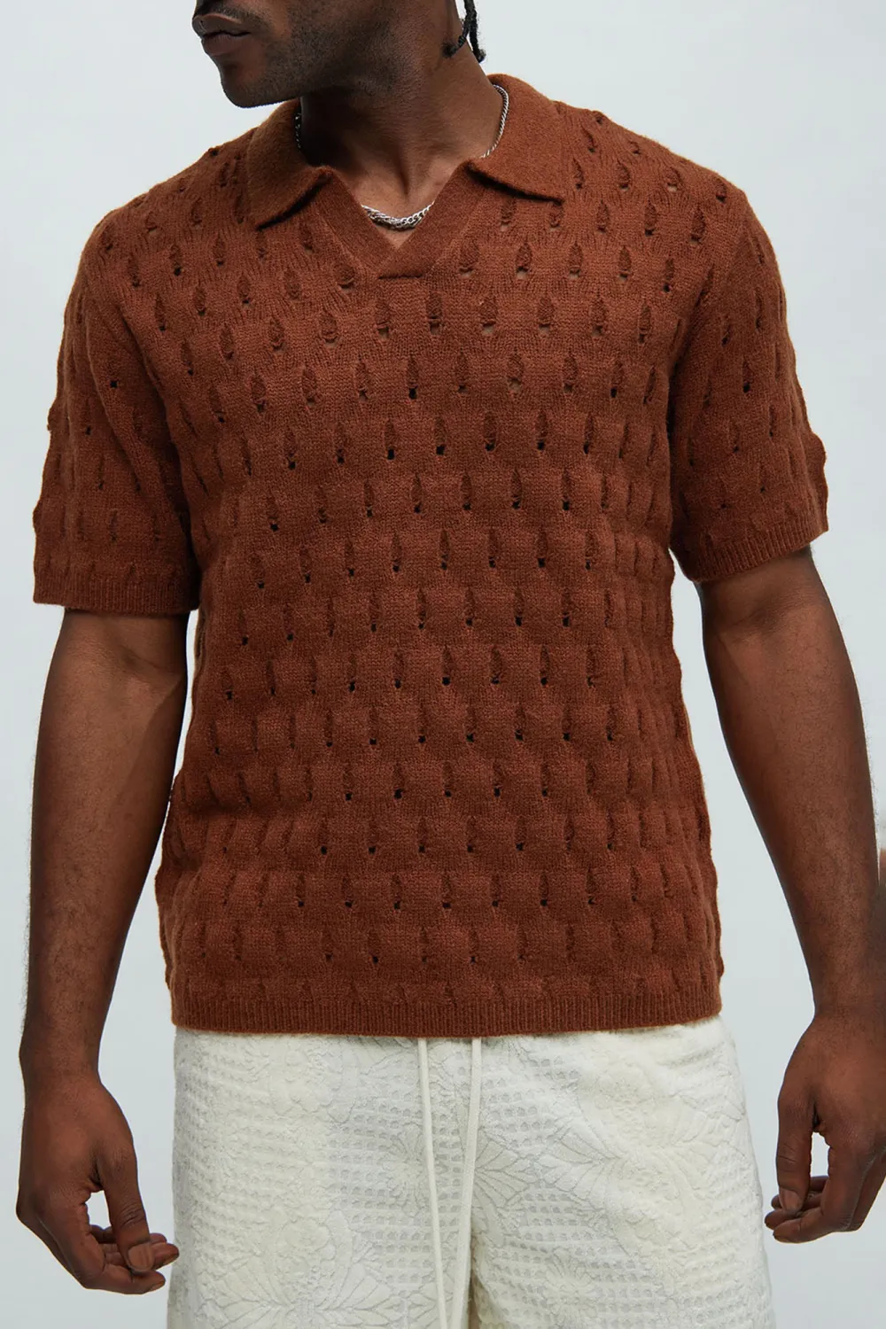 Hollow Textured Polo