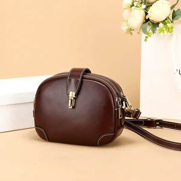 Leather Casual Crossbody Bag