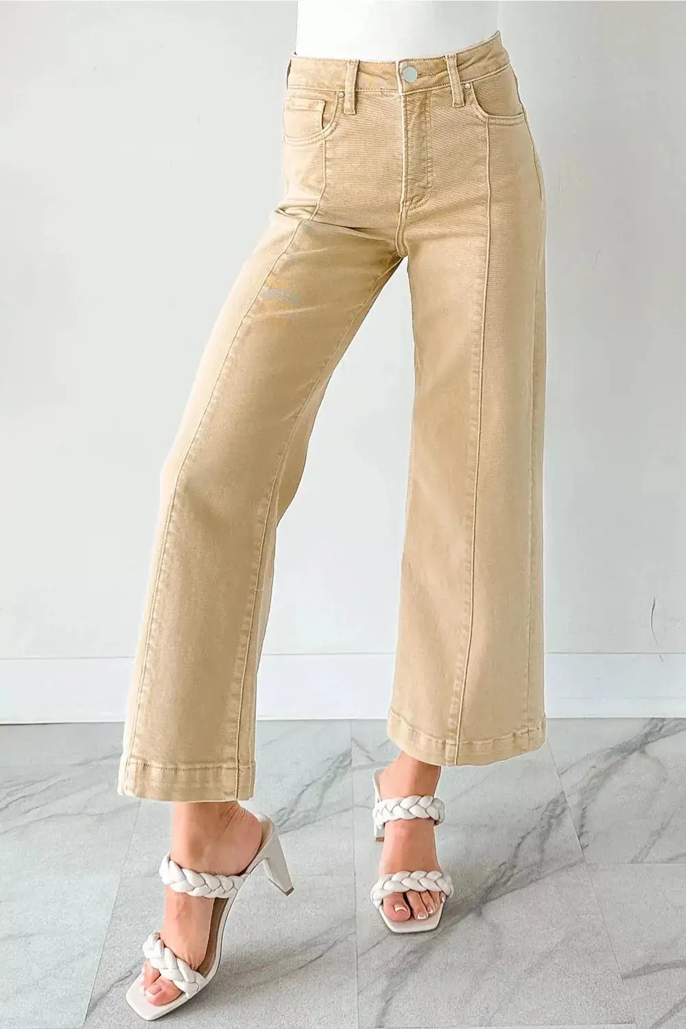 Modern Wide Leg Denim Jeans