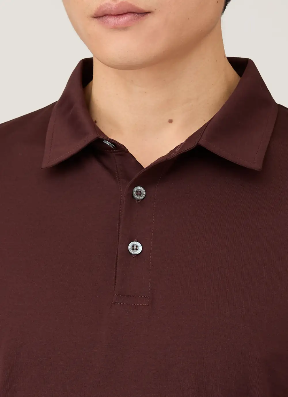 Modern Everyday Regular Fit Cotton Jersey Long Sleeve Polo Shirt