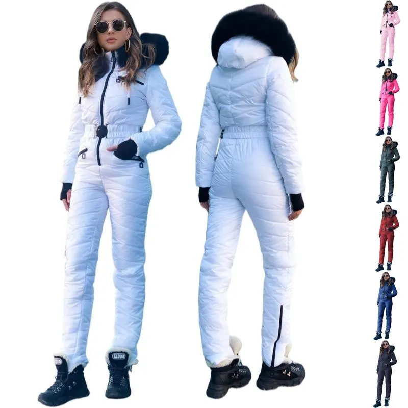 🔥Limited Time Offer!-Womens Onesie Ski Suit Winter Outdoor Sports Waterproof Snowsuit Jumpsuits Jacket
