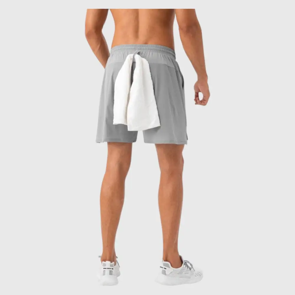 Drawstring Elastic-Waist Quick-Dry Lightweight Men's Athletic Shorts