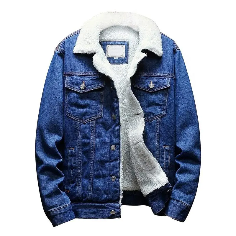 🧥 Men’s Sherpa Fleece Lined Denim Jacket – Classic Warmth Meets Timeless Style  🔥 Limited-Time Offer — 50% OFF