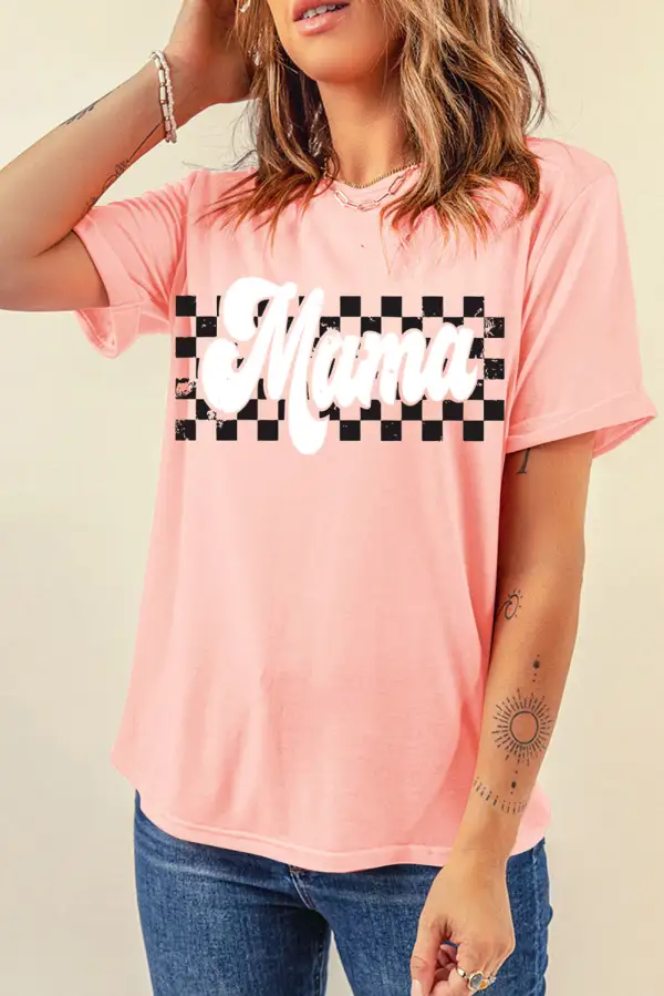 Checkered Print O