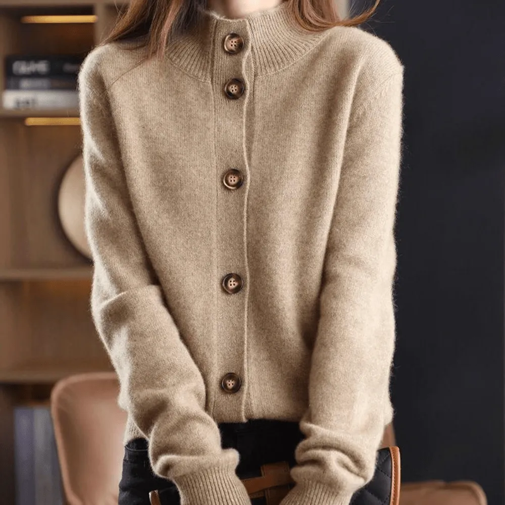 Cashmere Cropped Cardigan