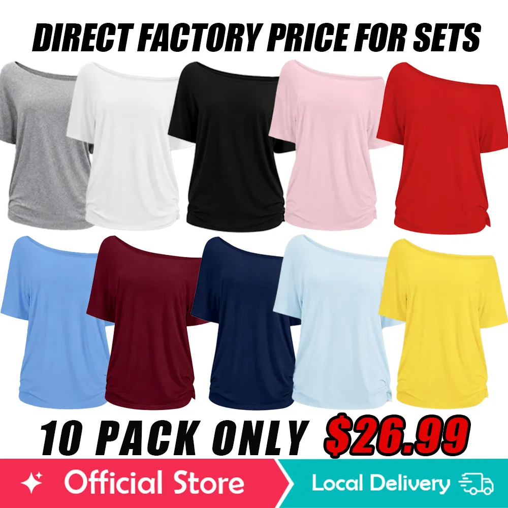omen's Solid Color Tee Top