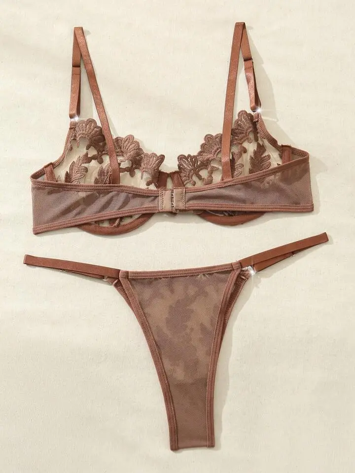Layered Sheer Lingerie Set