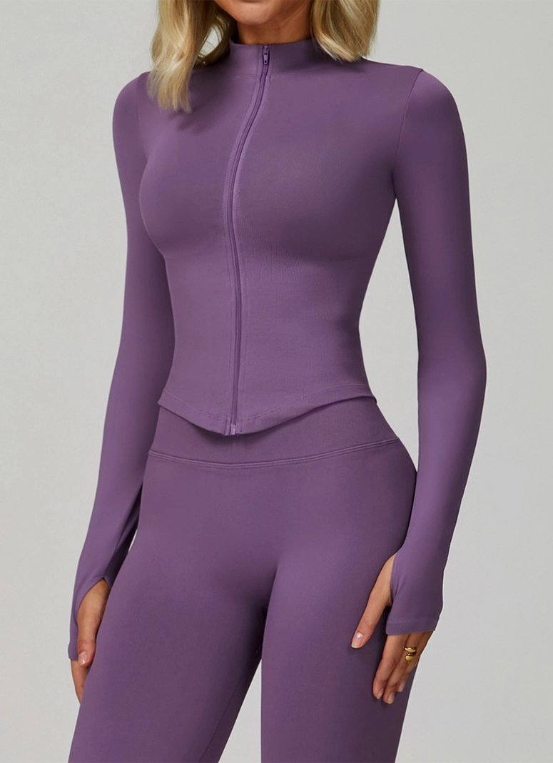 Zip Up Active Jacket Set