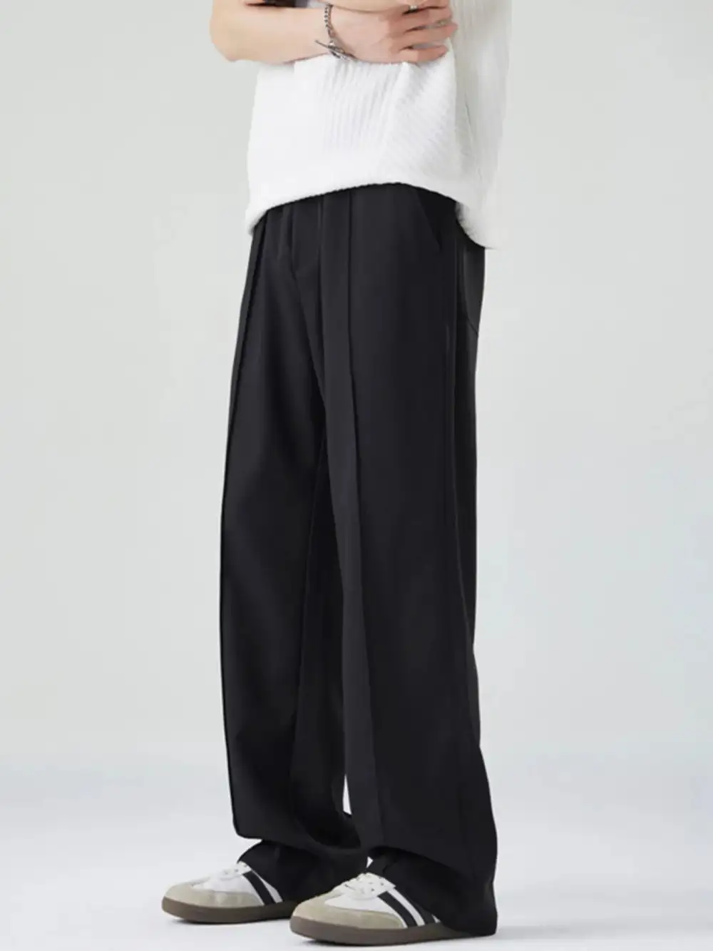 Men's Full Size Casual Loose Fit Drawstring Pants